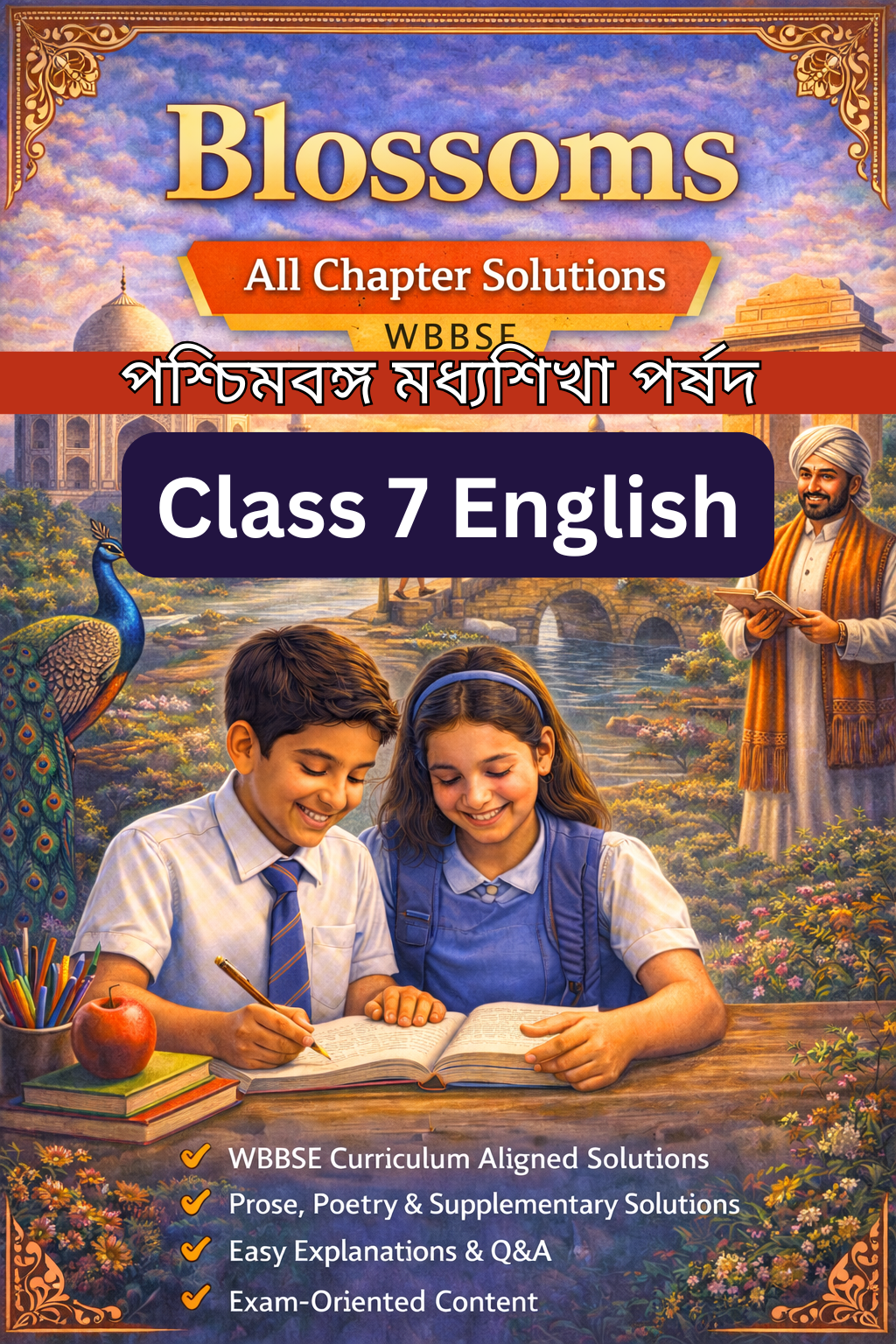class 7 english solution wbbse