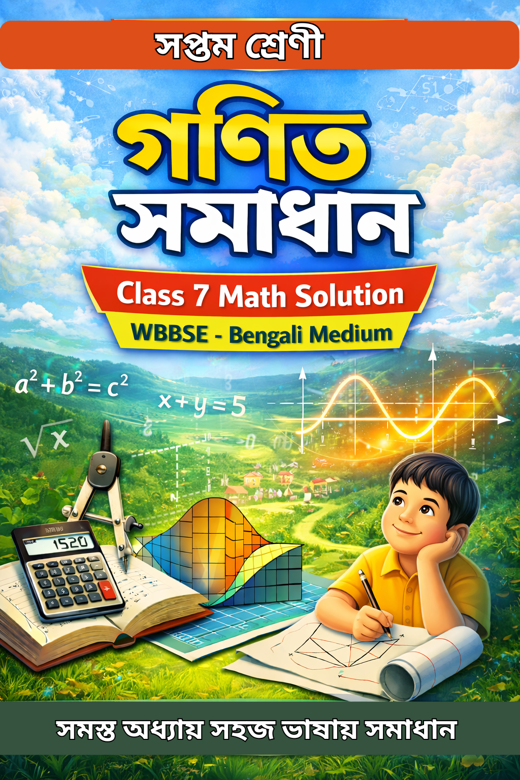 class 7 math solution wbbse
